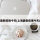 上海最新疫情今天(上海最新疫情今天通报)