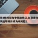 【北京4地升级为中风险地区,北京市四地区疫情风险等级升级为中风险】